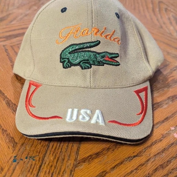 90's‎ Tan and Green Florida Gators Snapback Hat - Picture 1 of 4